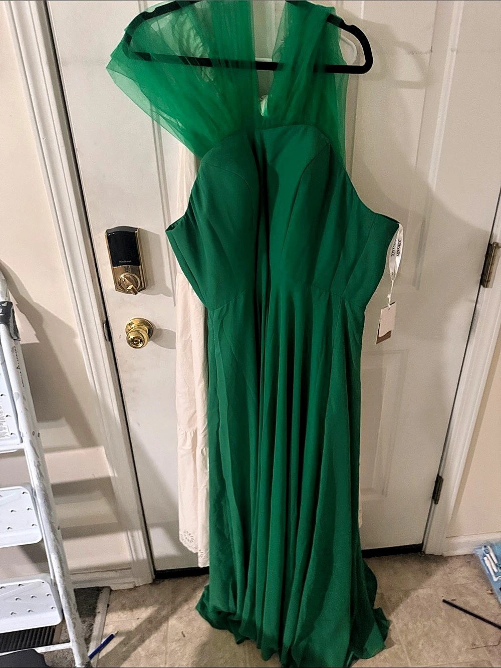 Missacc Forrest green bridesmaid dress